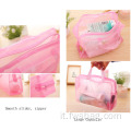 GIRLS Custom Girls Regalo trasparente in PVC Waterproof Travel Storage Storage Cosmetic Spacchi di sacca zip borse Organizzatore